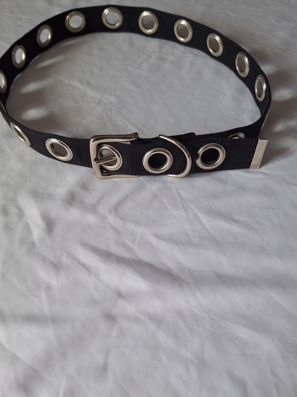 Express Womens Black Large Hole Belt M
